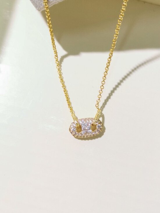 Kendra Scott Jewelry - Kendra Scott Bailey Pave Pendant Necklace White CZ